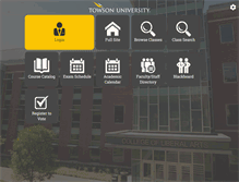 Tablet Screenshot of inside.towson.edu